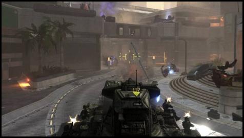 Halo ODST Master Chief Collection scropion tank streets