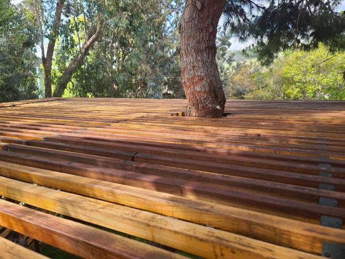 Redwood 2x2 patio cover roof