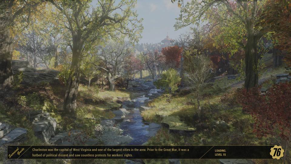Fallout 76 load screen creek