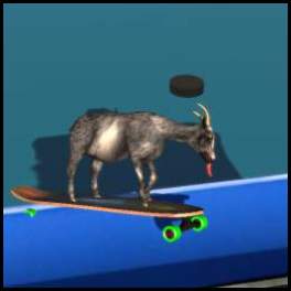 thumbnail Goat Simulator skateboard halfpipe