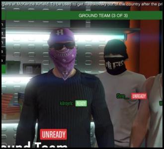 Grand Theft Auto Online prison break heist squad