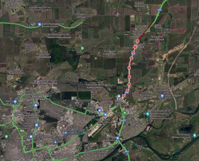 Wagner mutiny Russia highway closures