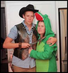 Costume Halloween Crocodile Dundee crocodile
