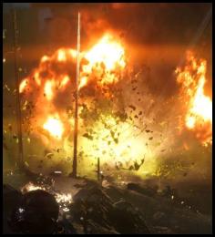 Helldivers 2 night combat acid explosions