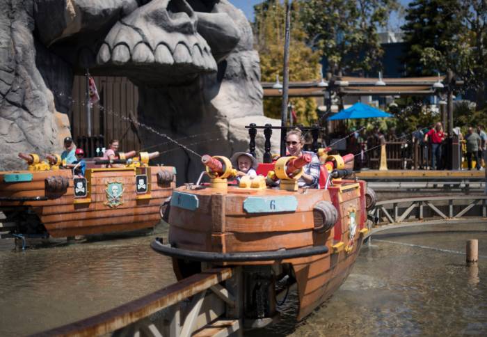 Legoland pirate ship water ride