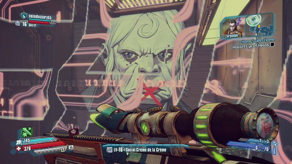 Borderlands Pre-Sequel Helios offices graffiti