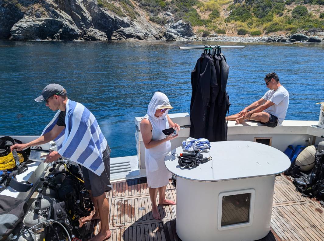 Catalina Island dive boat scuba cove