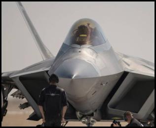 Miramar Air Show F-22 Raptor preflight