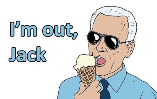 Joe Biden ice cream meme withdrawal