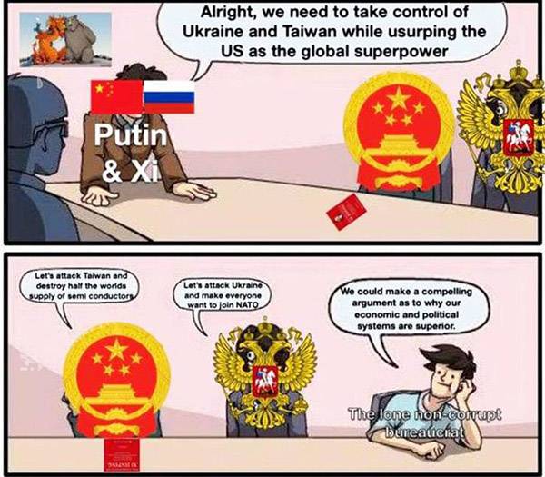 Meme NCD Russia China planning