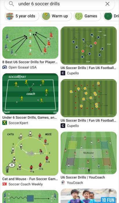 Under 6 soccer drill search results