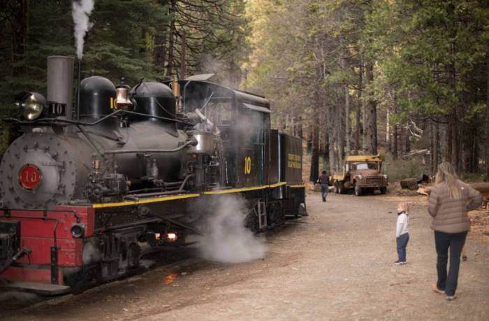 Sugar Pine Railroad Engine 10 Yosemite