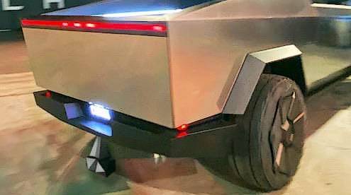 Tesla Cybertruck polygonal truck nuts