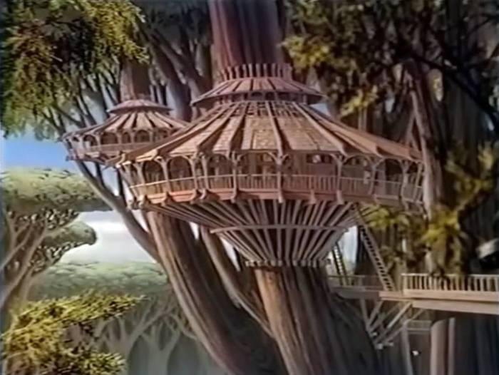 Star Wars Holiday Special house on Kashyyyk