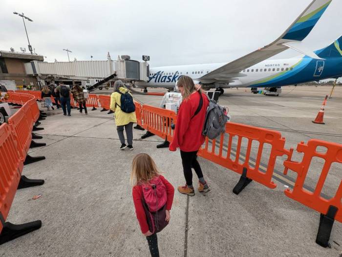 San Diego Airport Alaska terminal tarmac