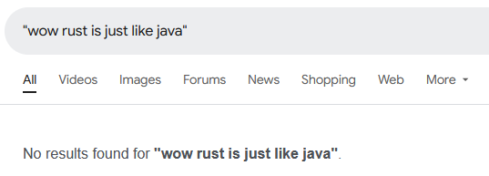 Search results for wow rust is just like java cybersquatting