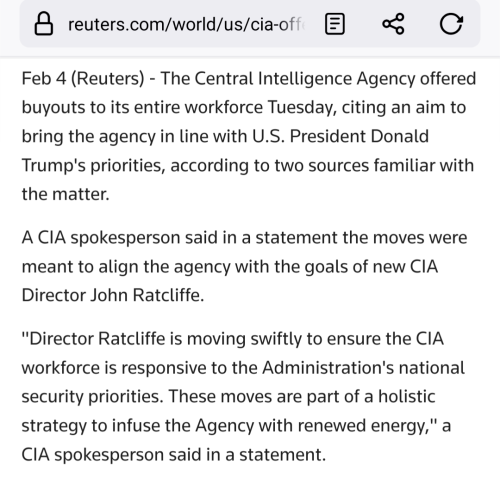 Reuters CIA getting Fork email