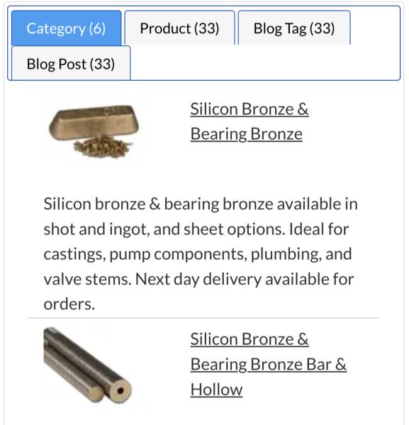 Industrial bronze ingot shot bar