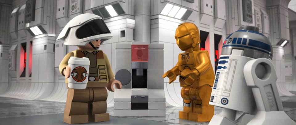Lego Star Wars Tantive coffee maker C3PO R2D2