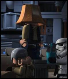Lego Star Wars Falcon Death Star hiding