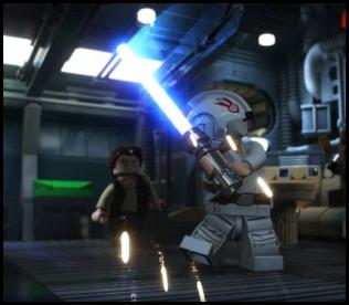 Lego Star Wars Han remotes lightsaber