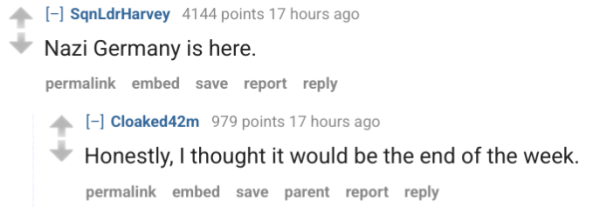 I did see that coming
