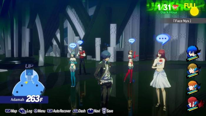 Persona 3 Reload Adamah 263F battle prep