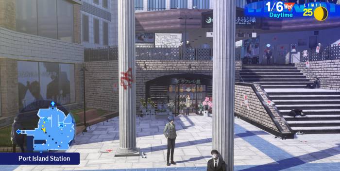 Persona 3 Reload apathy syndrome graffiti