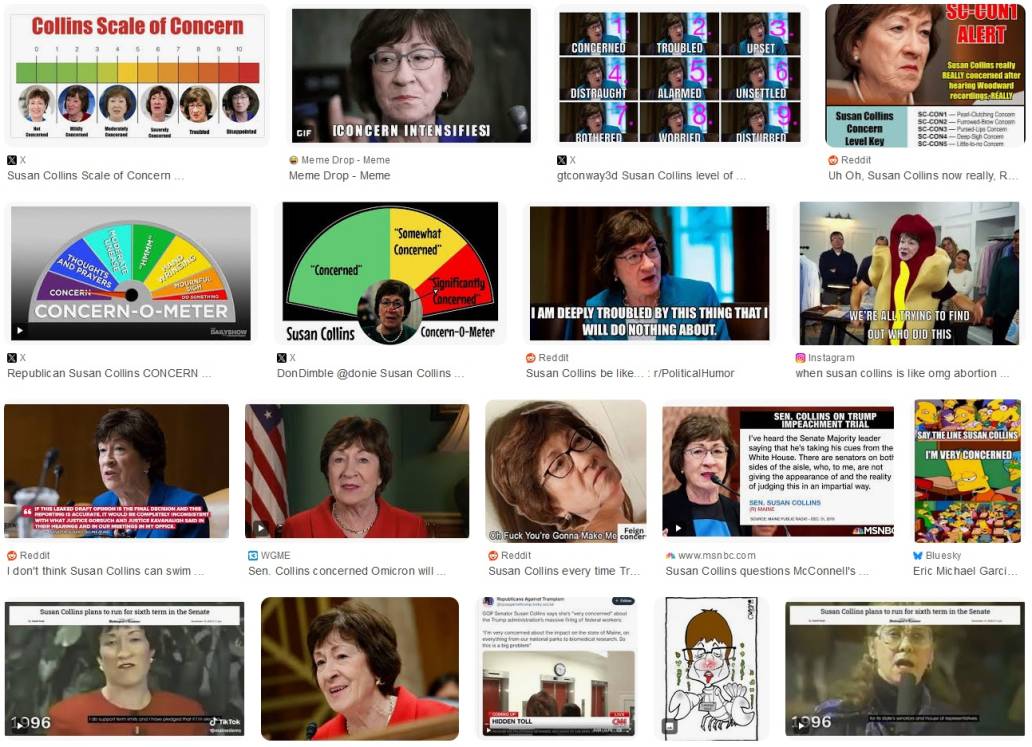 Susan Collins concern meme