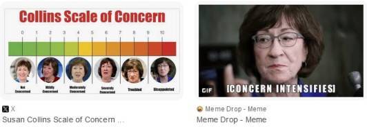 Susan Collins concern meme