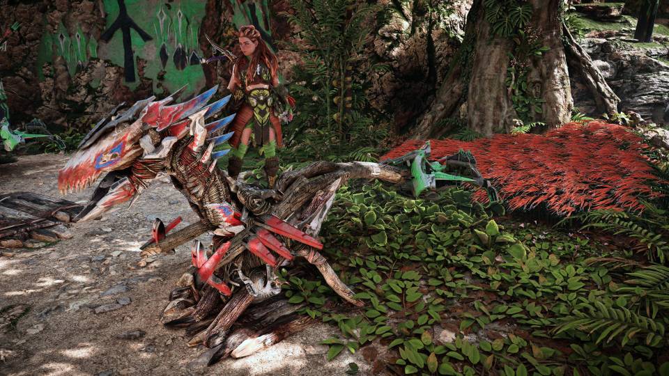 Horizon Forbidden West clawstrider target dummy