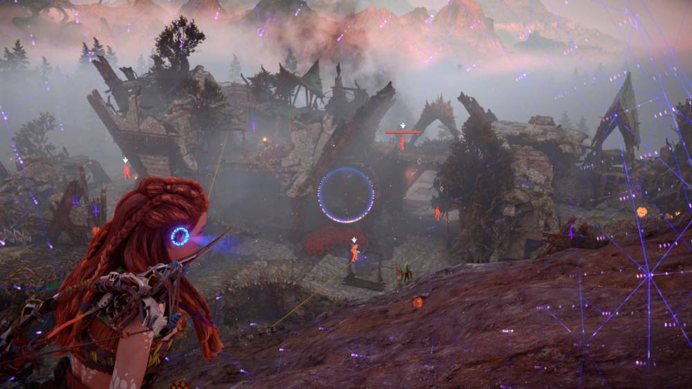 Horizon Forbidden West rebel outpost focus target tracking