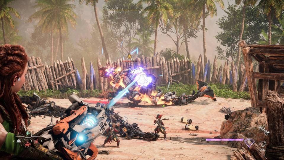 Horizon Forbidden West settlement defense cannon