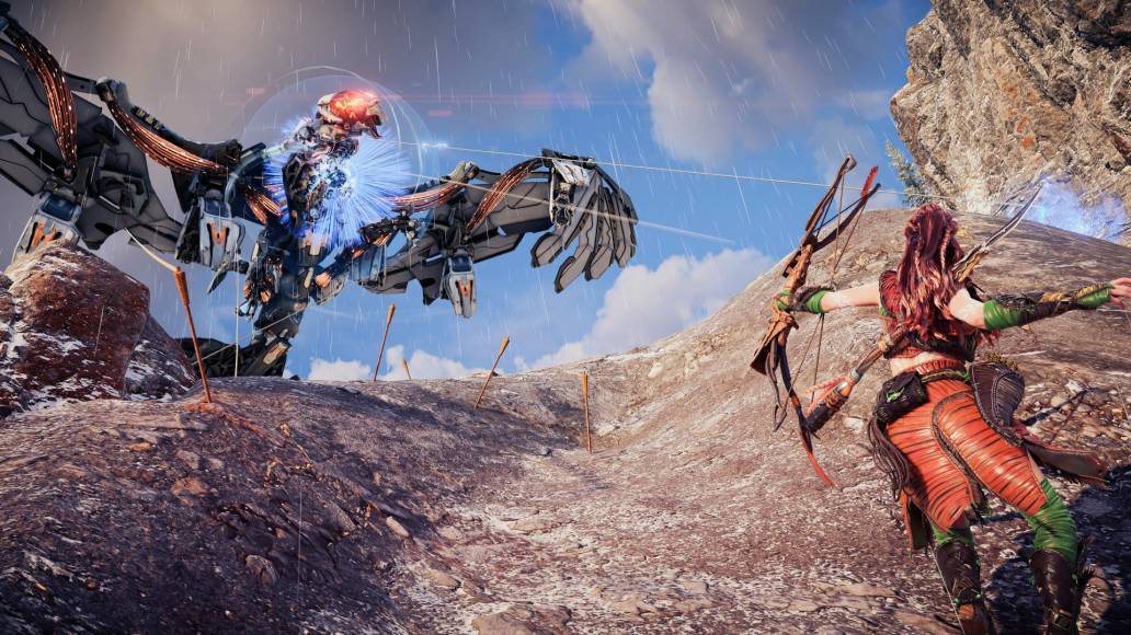 Horizon Forbidden West stormbird shock charge