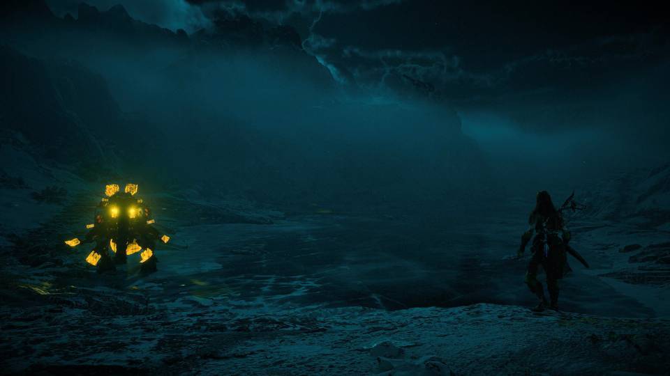 Horizon Forbidden West tremortusk night