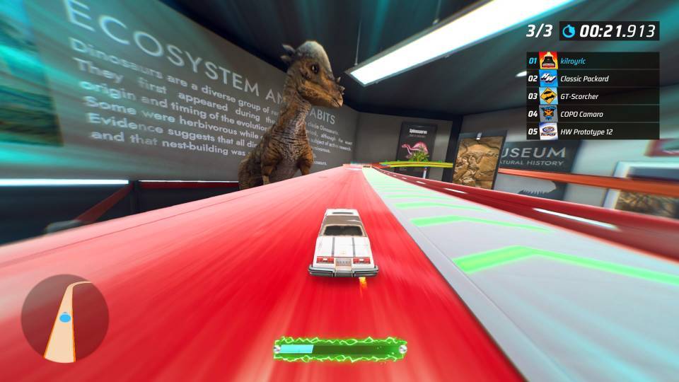 Hot Wheels Unleashed 2 dinosaur museum