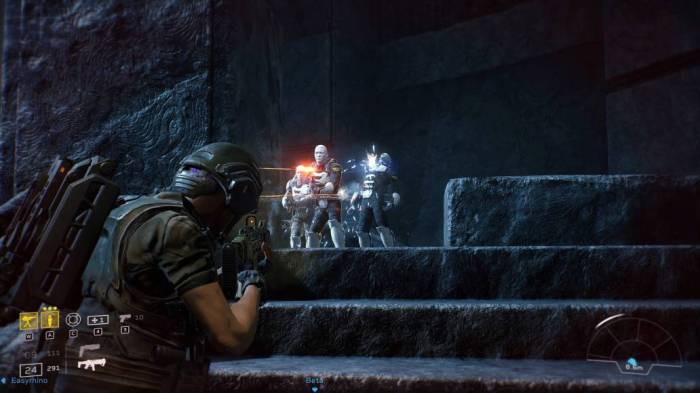 Aliens Fireteam Elite android combat