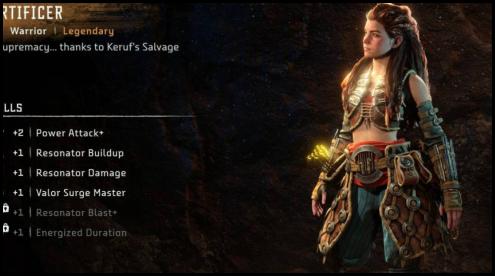 Horizon Forbidden West Oseram Artificer legendary armor