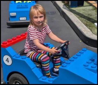 Lego car course