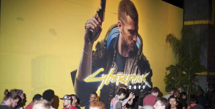 E3 2019 Cyberpunk 2077 poster