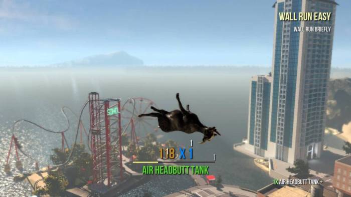 Goat Simulator achievement like Zlatan