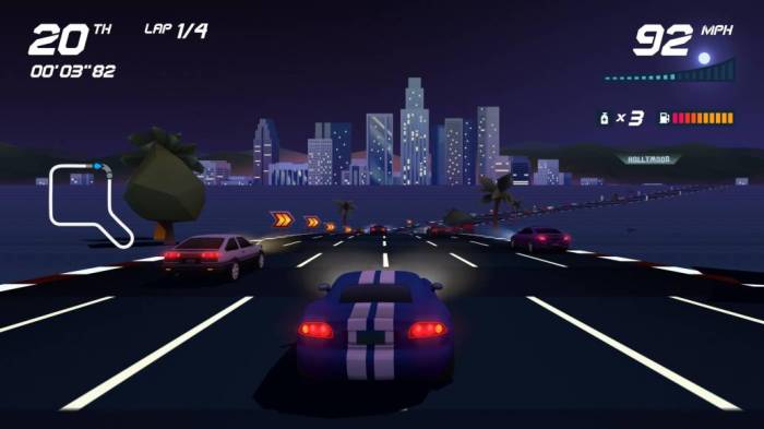 Horizon Chase Turbo racing Hollywood Los Angeles