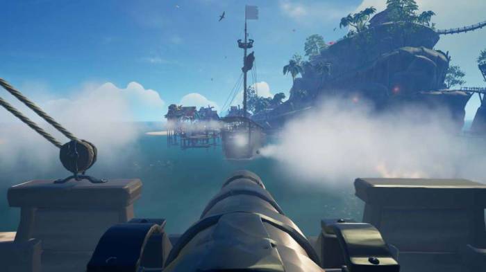 Sea of Thieves screenshot sunset pirates piracy pirating