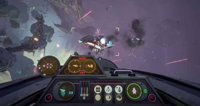 Star Wars Squadrons kill cam A Wing Star Destroyer